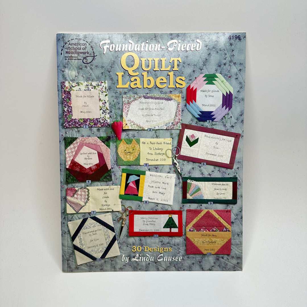 Foundation-Pieced Quilt Labels Books - Multi - Individual