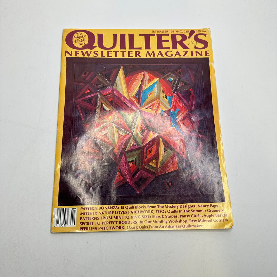 Quilters Newsletter Magazine Books - Yellow Multi - Individual