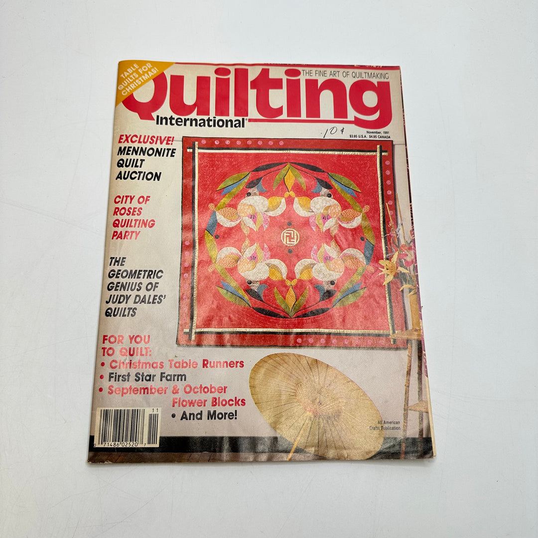 Quilting International Nov 1991 Books - Multi - Individual