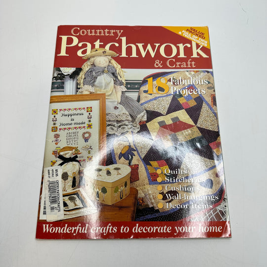Country Patchwork &amp; Craft 1995 Books - Red Multi - Individual