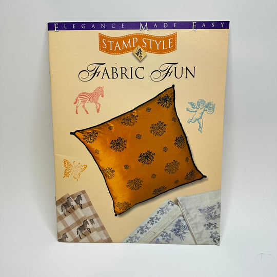 Stamp Style Fabric Fun-Cari Haysom 1996 Books - Orange/Cream - Individual