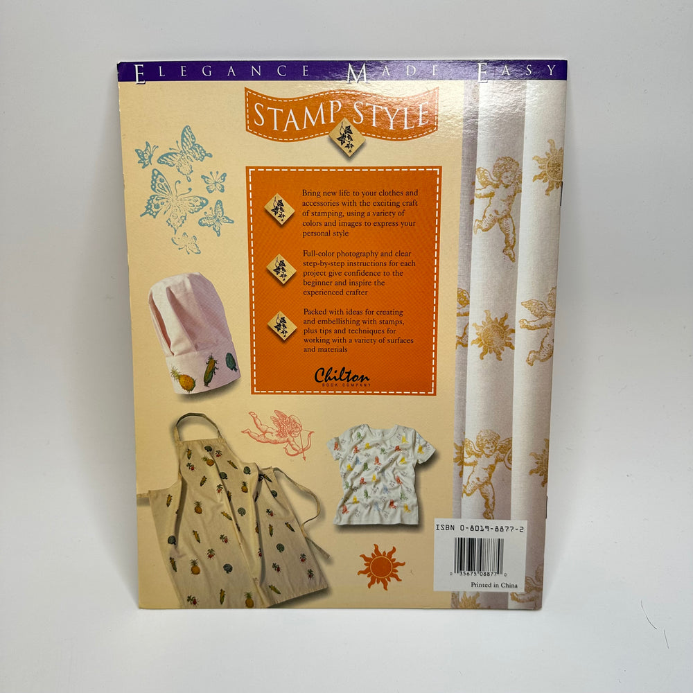 Stamp Style Fabric Fun-Cari Haysom 1996 Books - Orange/Cream - Individual