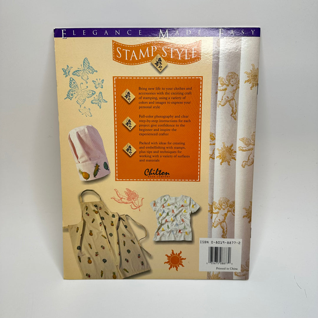 Stamp Style Fabric Fun-Cari Haysom 1996 Books - Orange/Cream - Individual