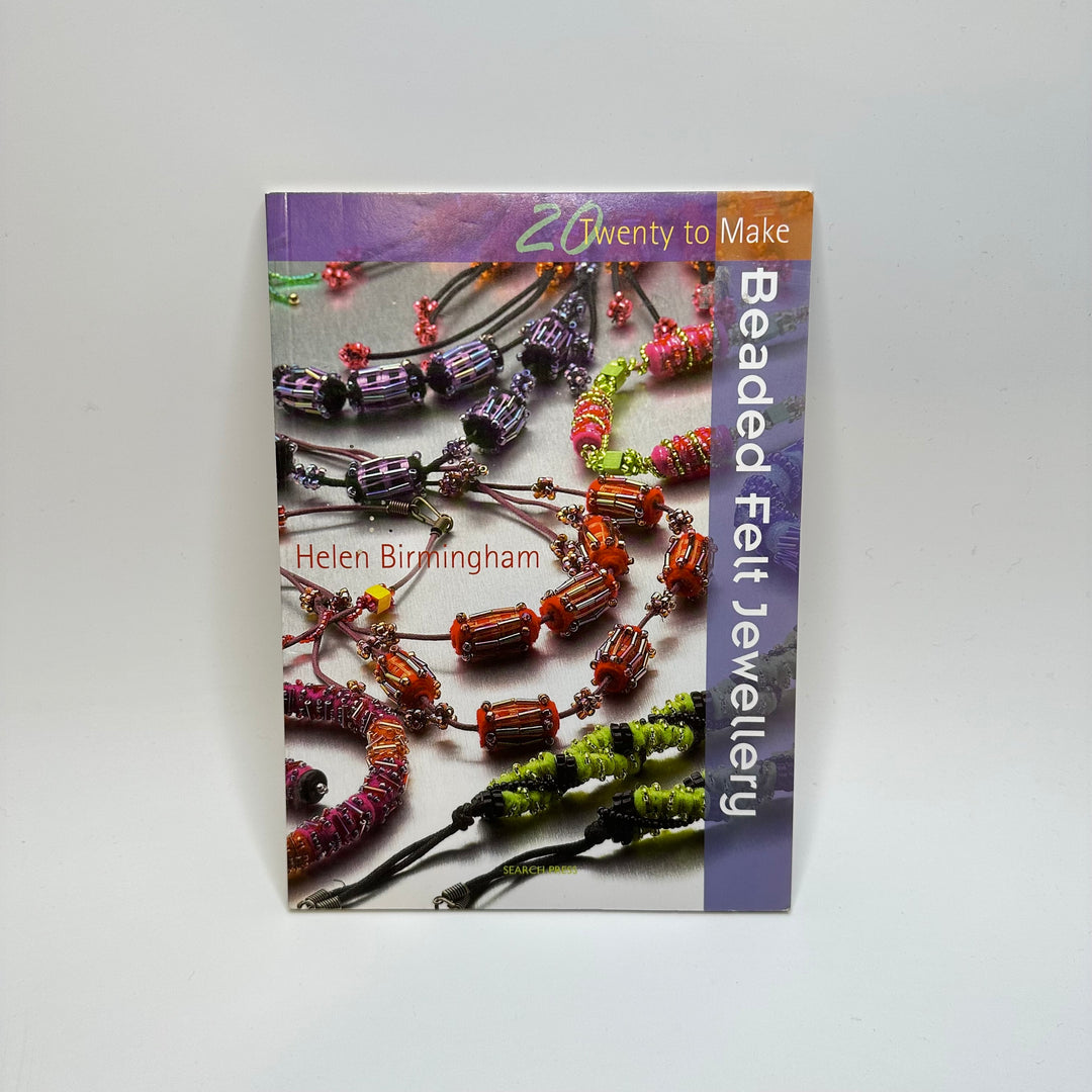 Beaded Felt Jewelry- Helen Birmingham Books - Purple Multi - Individual