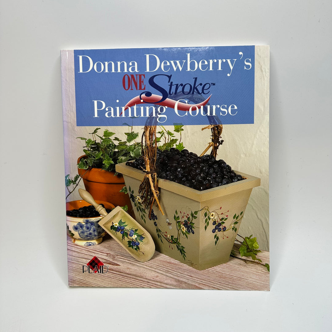 1 Stroke Painting Course 1999 Books - Cream/Blue - Individual