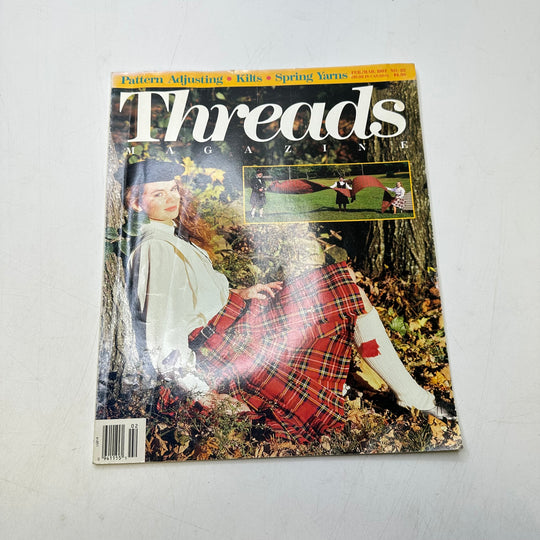Threads Feb/March 1991 Books - Green Multi - Individual