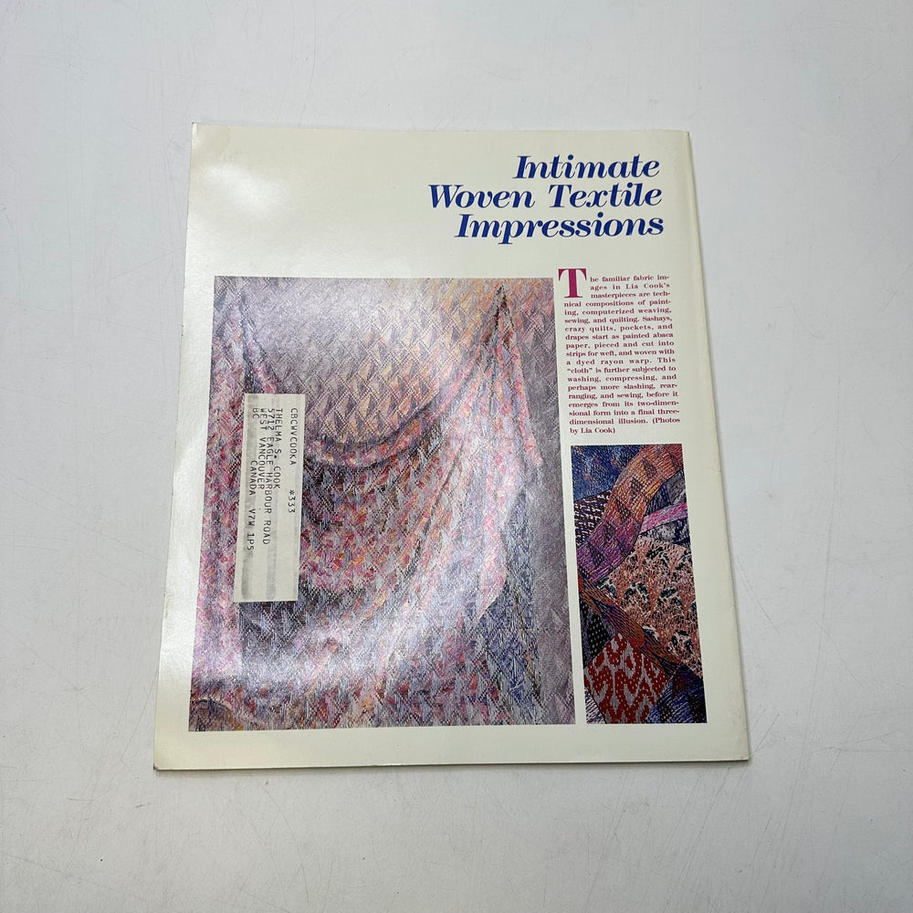 Threads Feb/March 1991 Books - Green Multi - Individual