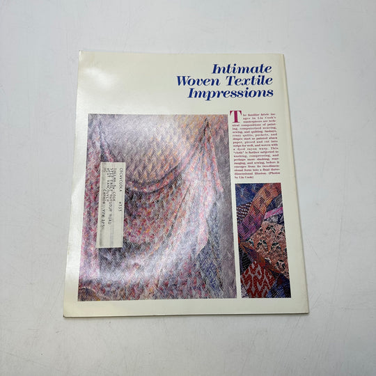 Threads Feb/March 1991 Books - Green Multi - Individual