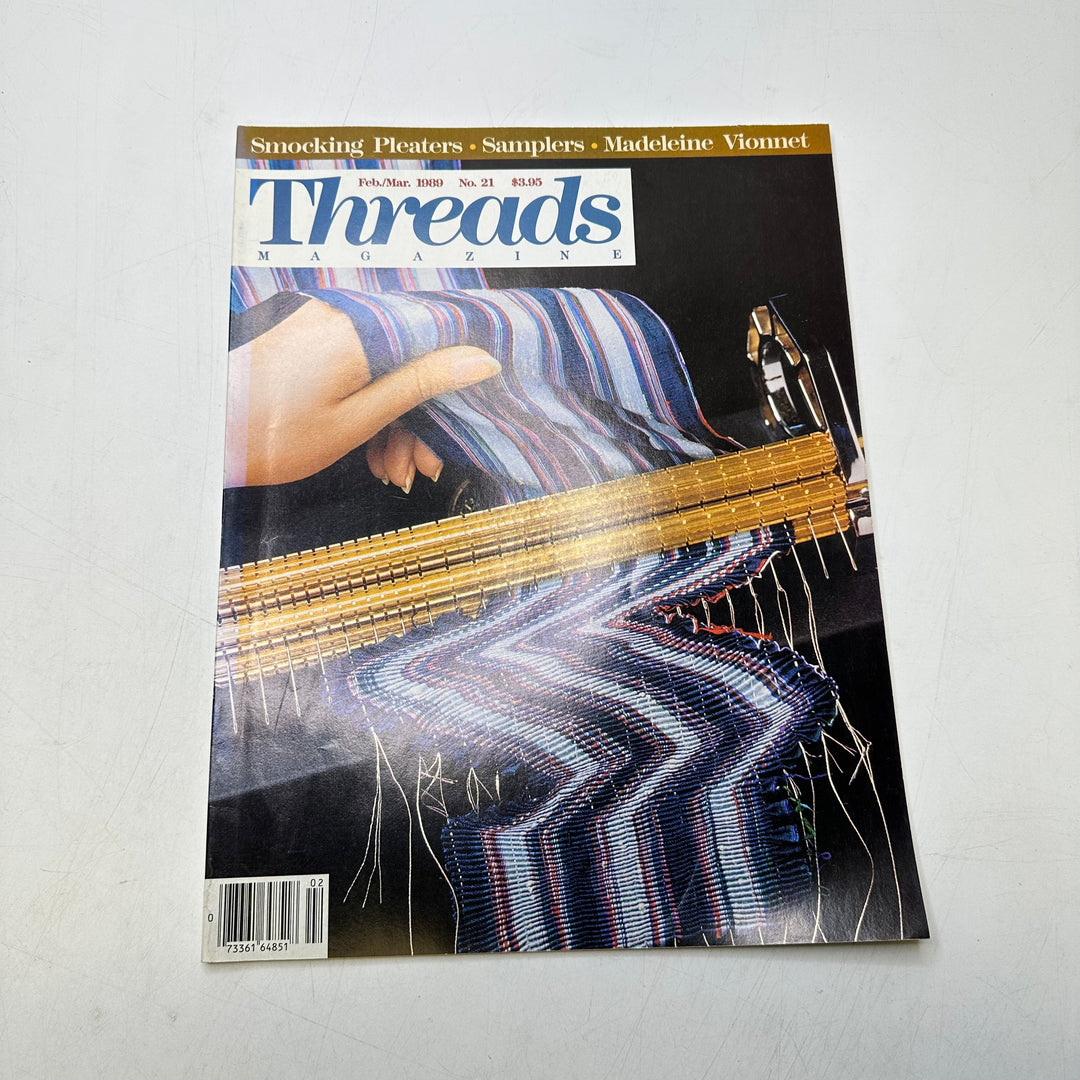 Threads Feb/March 1989 Books - Blue Multi - Individual