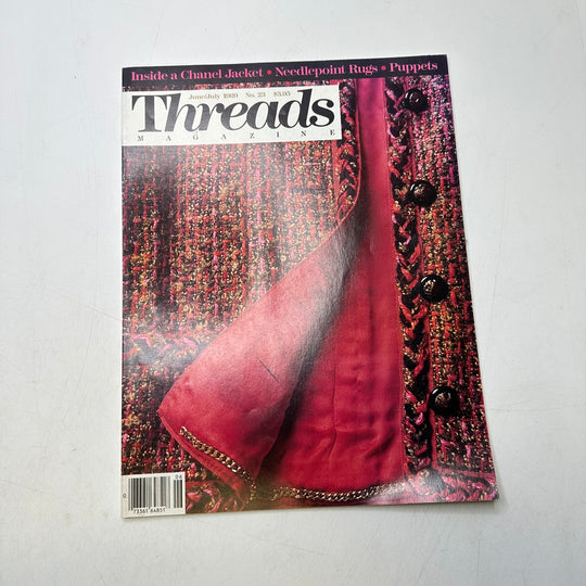 Threads June/July 1989 Books - Dark Pink Multi - Individual