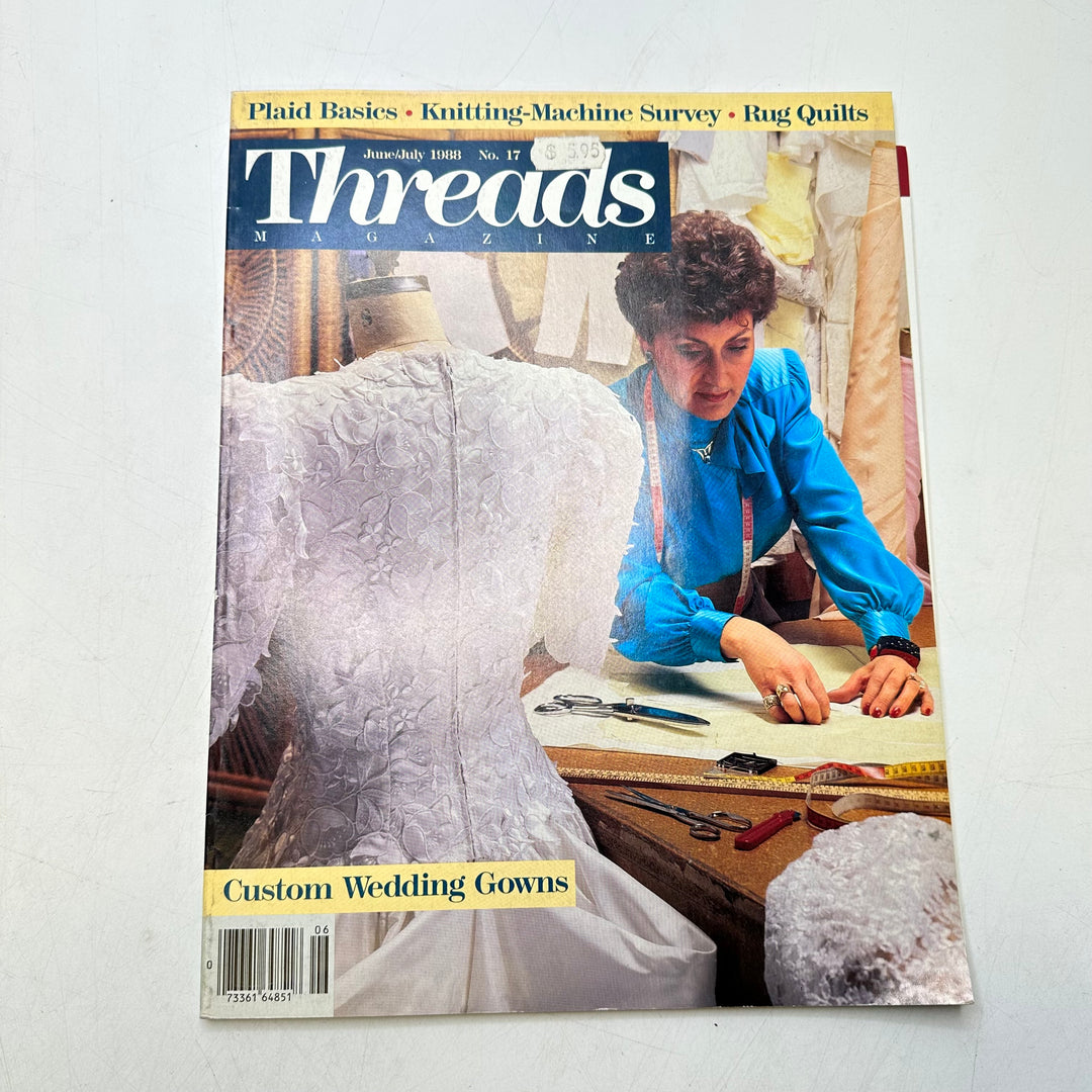 Threads June/July 1988 Books - White Multi - Individual