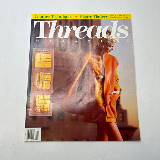 Threads April/May 1991 Books - Orange Multi - Individual