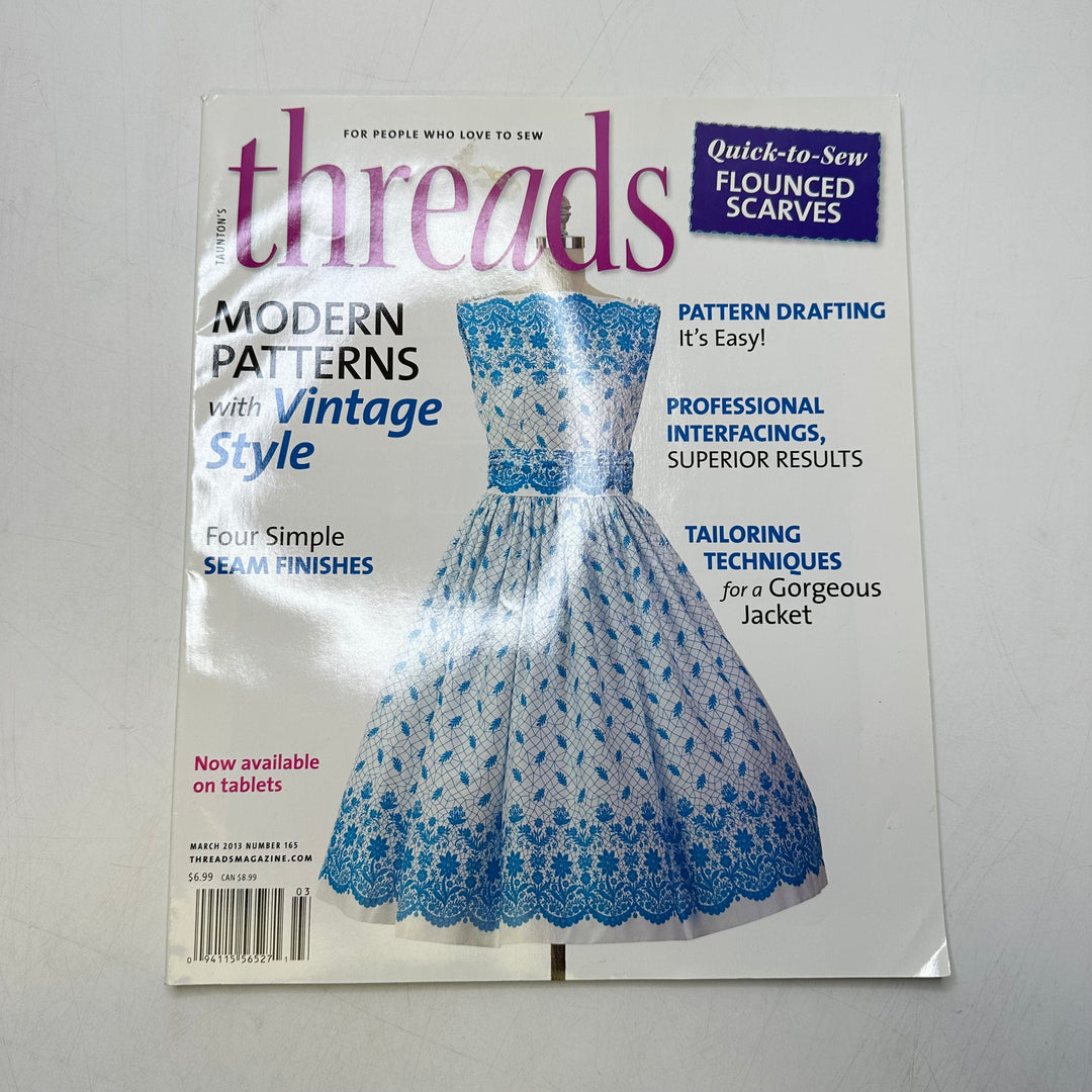 Threads Feb/March 2013 Books - White Multi - Individual