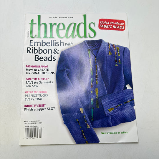 Threads Feb/March 2014 Books - White Multi - Individual