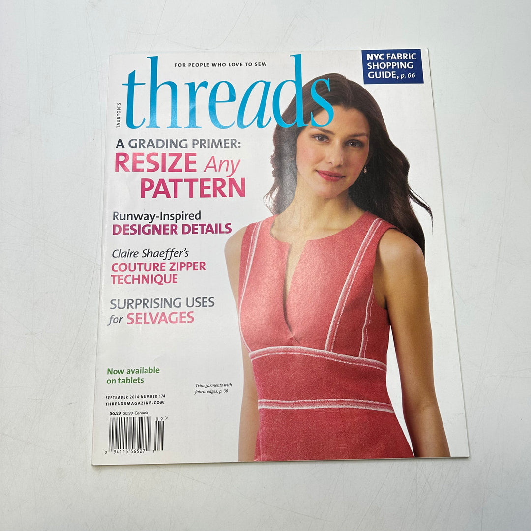 Threads Aug/Sept 2014 Books - White Multi - Individual