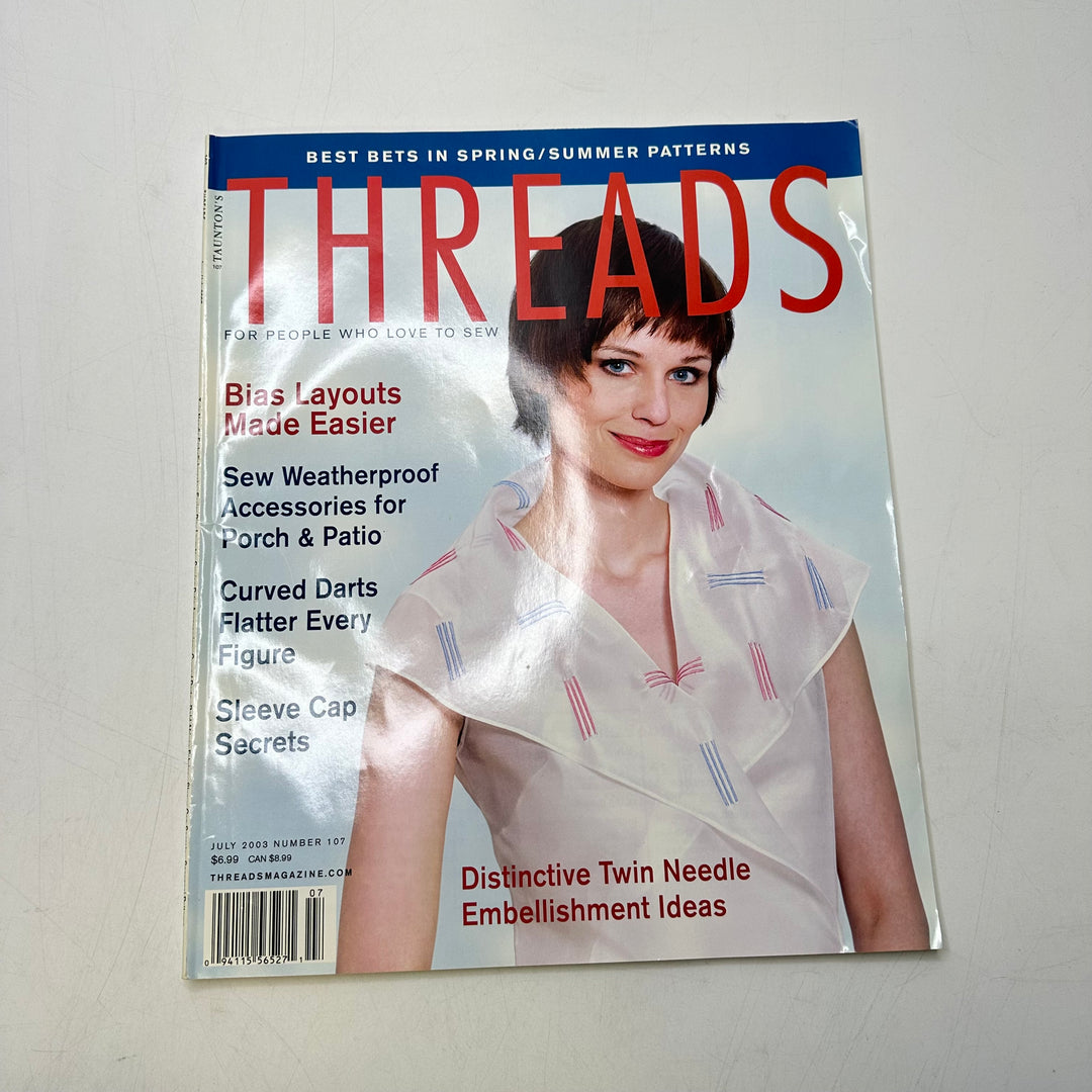 Threads June/July 2003 Books - Light Blue Multi - Individual