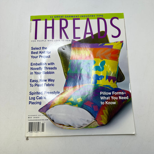 Threads Oct/Nov 2001 Books - White Multi - Individual