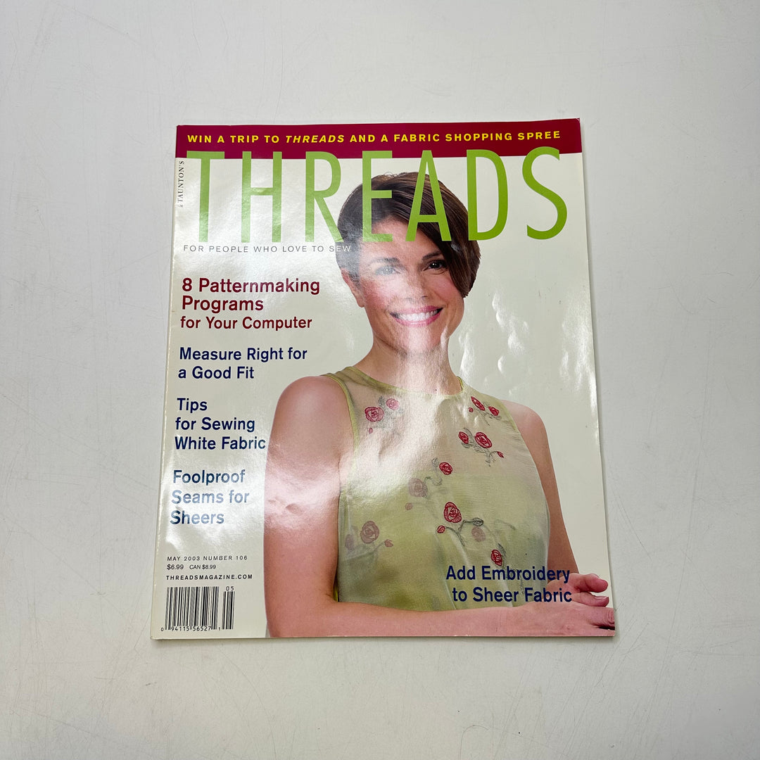 Threads April/May 2003 Books - White Multi - Individual