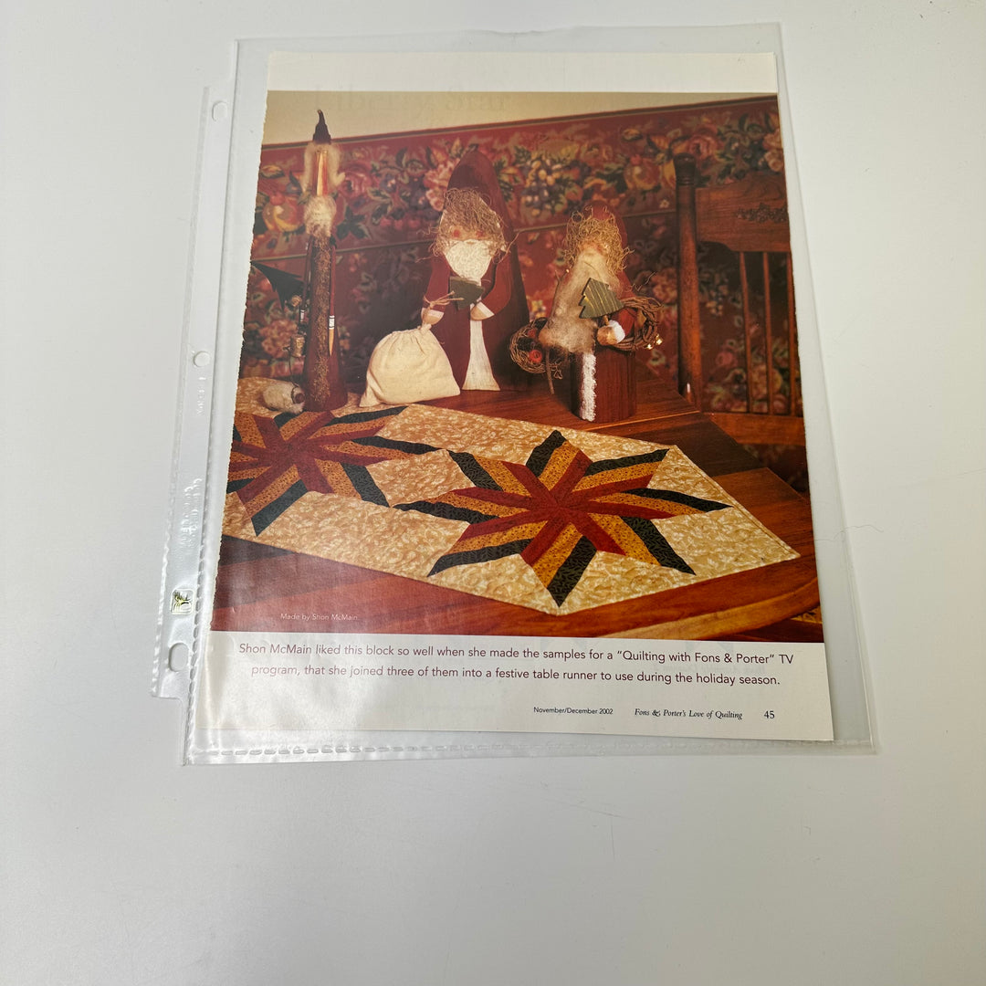 Quilting Pattern Books - Red Multi - Individual
