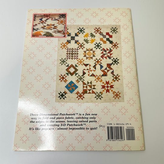 Three Dimensional Patchwork Books - Cream Multi - Individual