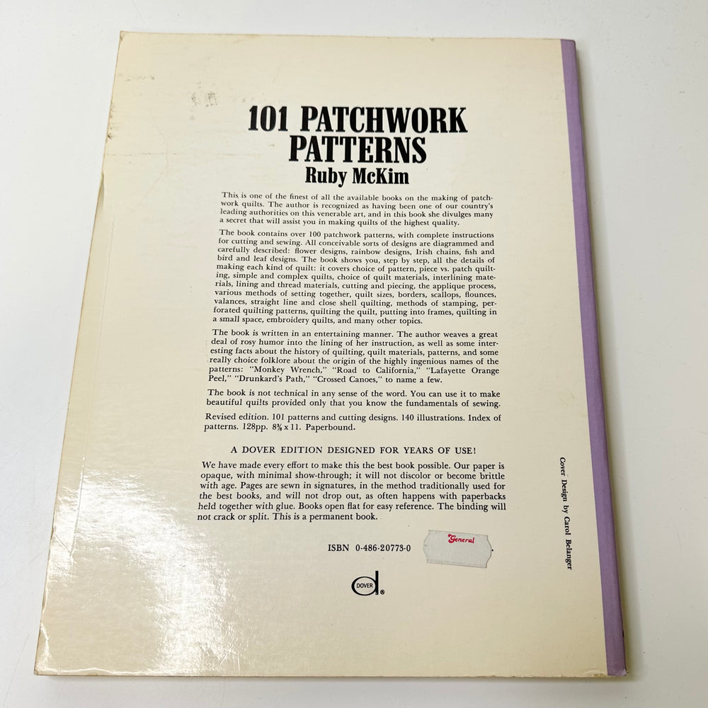 101 Patchwork Patterns Books - Purple Multi - Individual