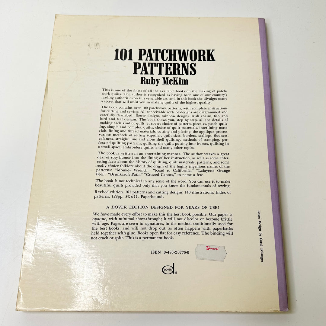 101 Patchwork Patterns Books - Purple Multi - Individual