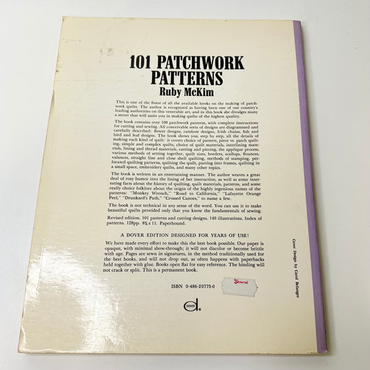 101 Patchwork Patterns Books - Purple Multi - Individual