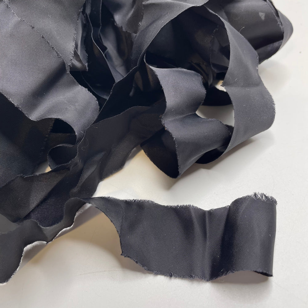 1 ⅛" Continuous Woven Bias Tape - Black - 8M Bundle