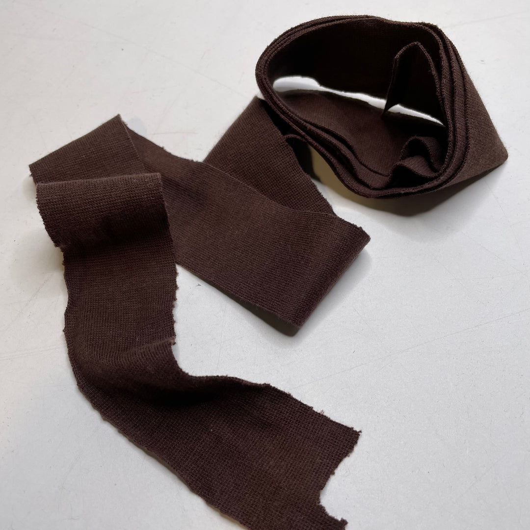 1 ½" Continuous Knit Bias Tape - Brown - 1M Bundle
