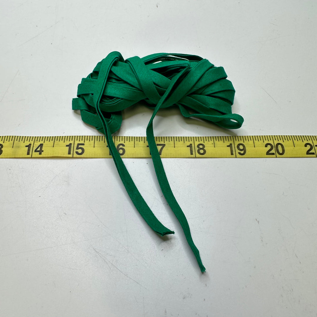 ¼" Double Fold Knit Bias Tape - Dark Green - 4M Bundle