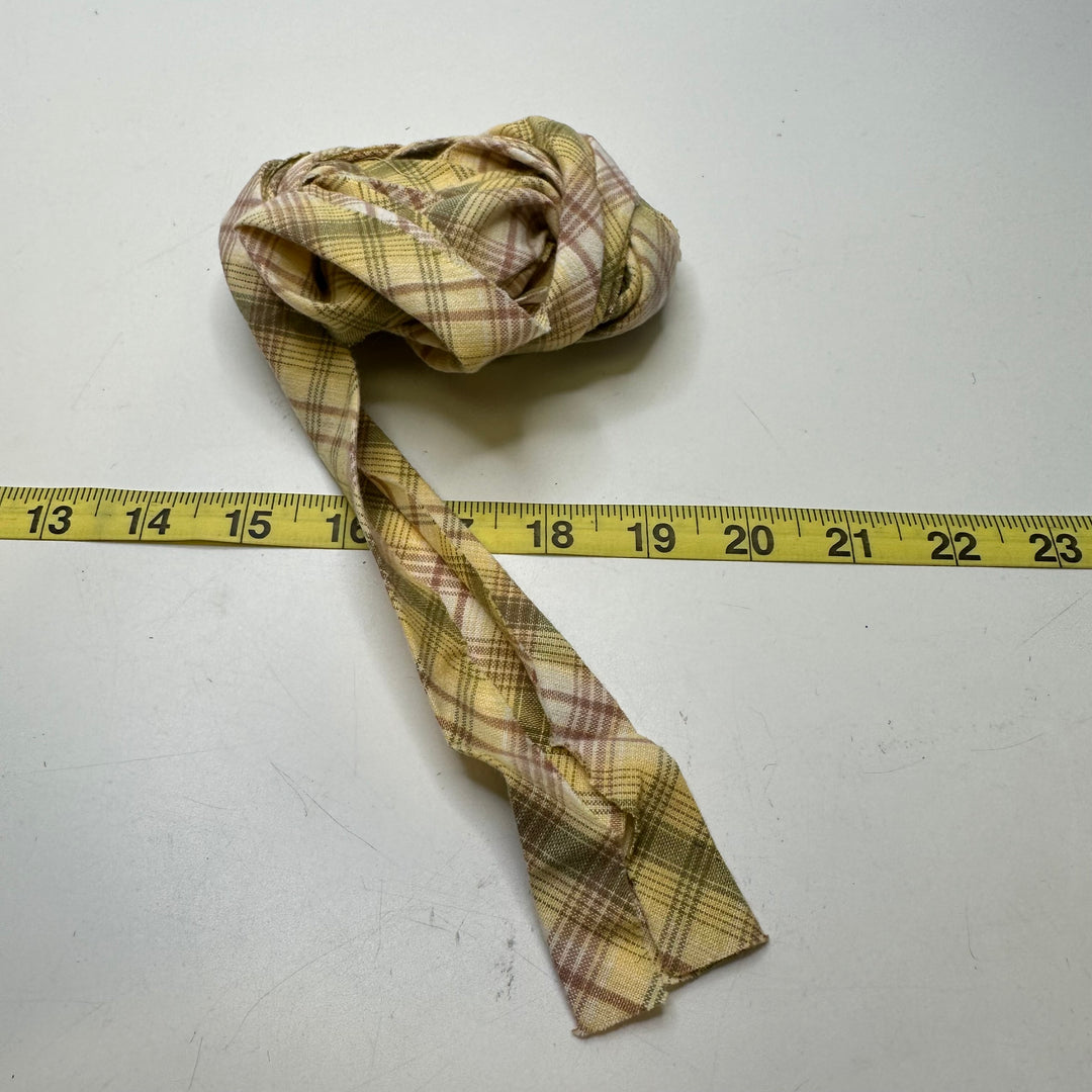 1 ½" Single Fold Woven Bias Tape - Yellow Multi - 3.5M Bundle