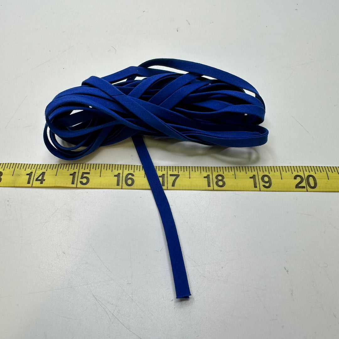 ¼" Double Fold Woven Bias Tape - Dark Blue - 4.2M Bundle