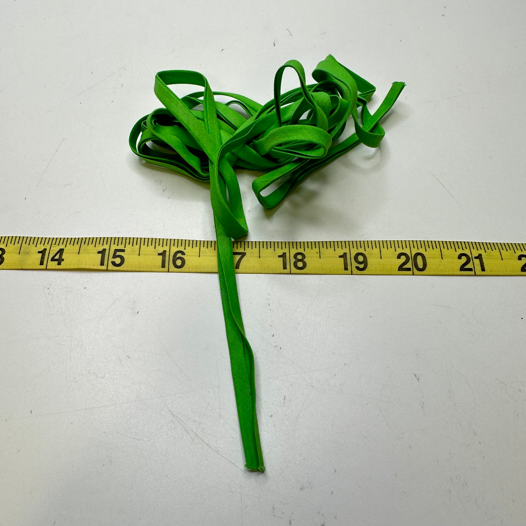 ¼" Double Fold Woven Bias Tape - Light Green - 3.6M Bundle
