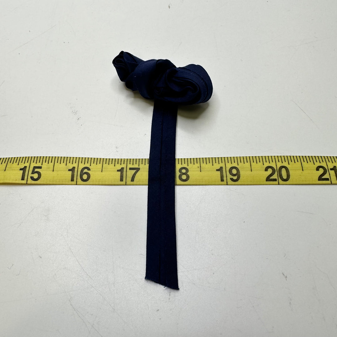 ½" Single Fold Woven Bias Tape - Navy - 2.5M Bundle