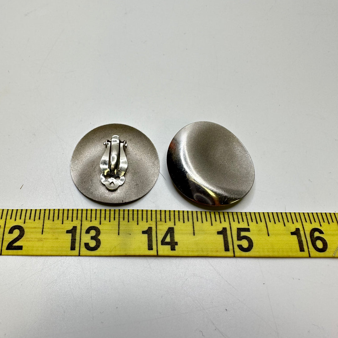 Clip On Earrings Costume Jewelry - Silver - Individual