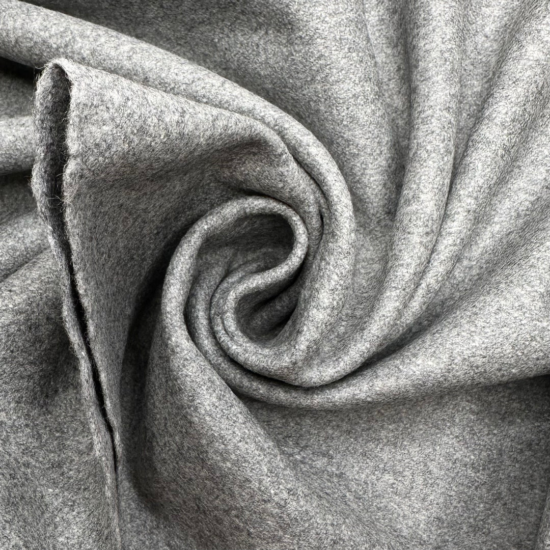 Ode To Dolly - Wool Woven - Grey - 1.8M Bundle - FABCYCLE Deadstock and Sustainble Fabrics and Sewing Supplies