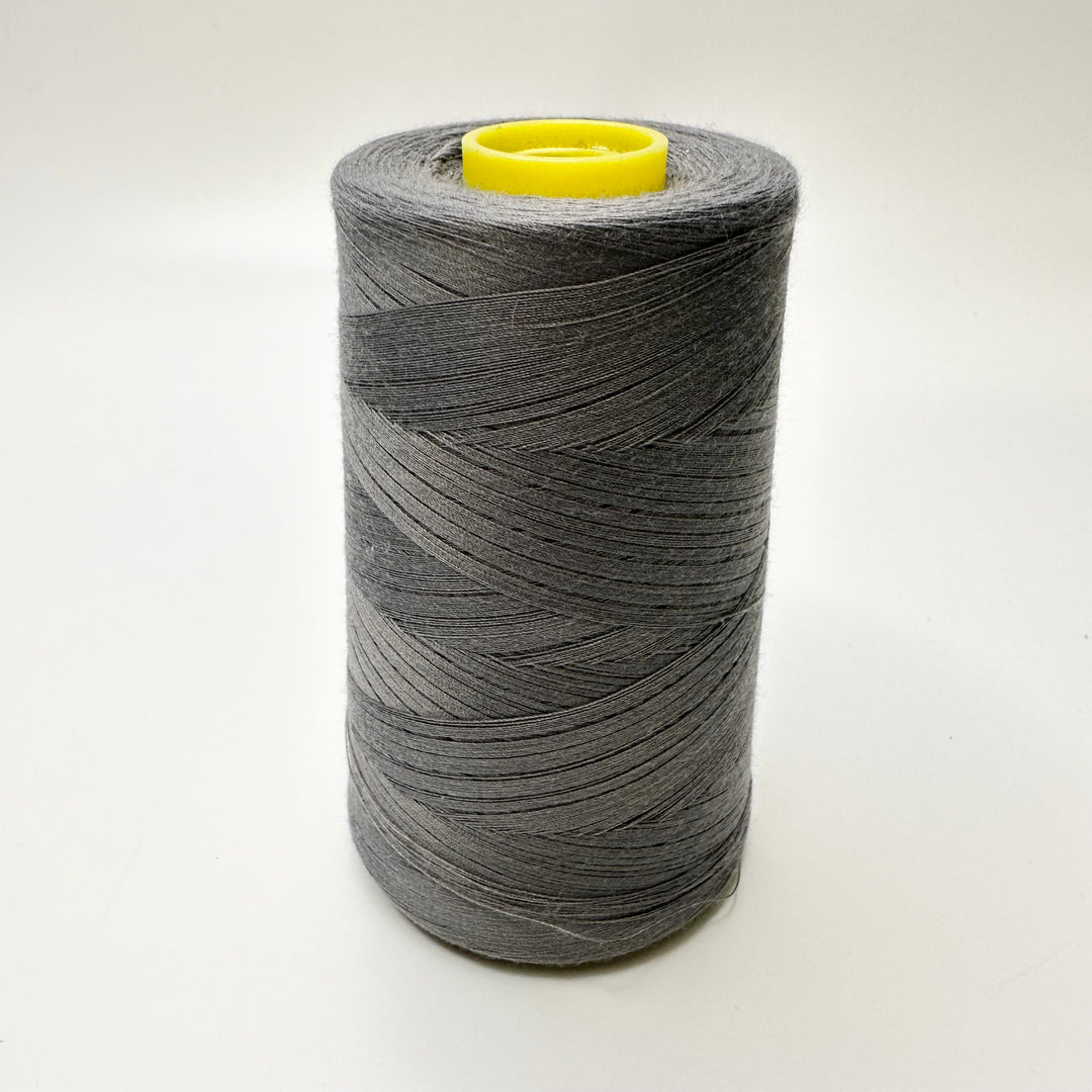 Polyester Blend All Purpose Thread - Grey - FABCYCLE Deadstock and Sustainble Fabrics and Sewing Supplies