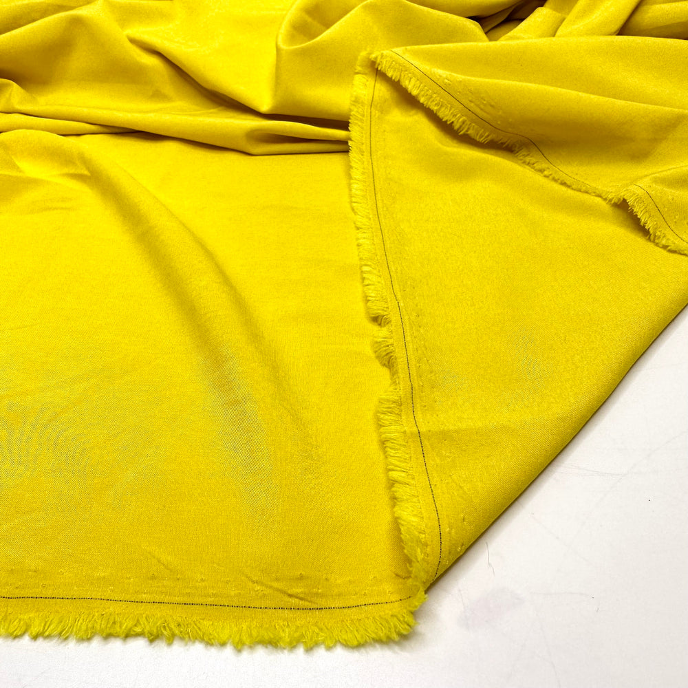 Wiping Away The Competition - Chiffon Synthetic Woven - Yellow - 1.2M Bundle - FABCYCLE Deadstock and Sustainble Fabrics and Sewing Supplies