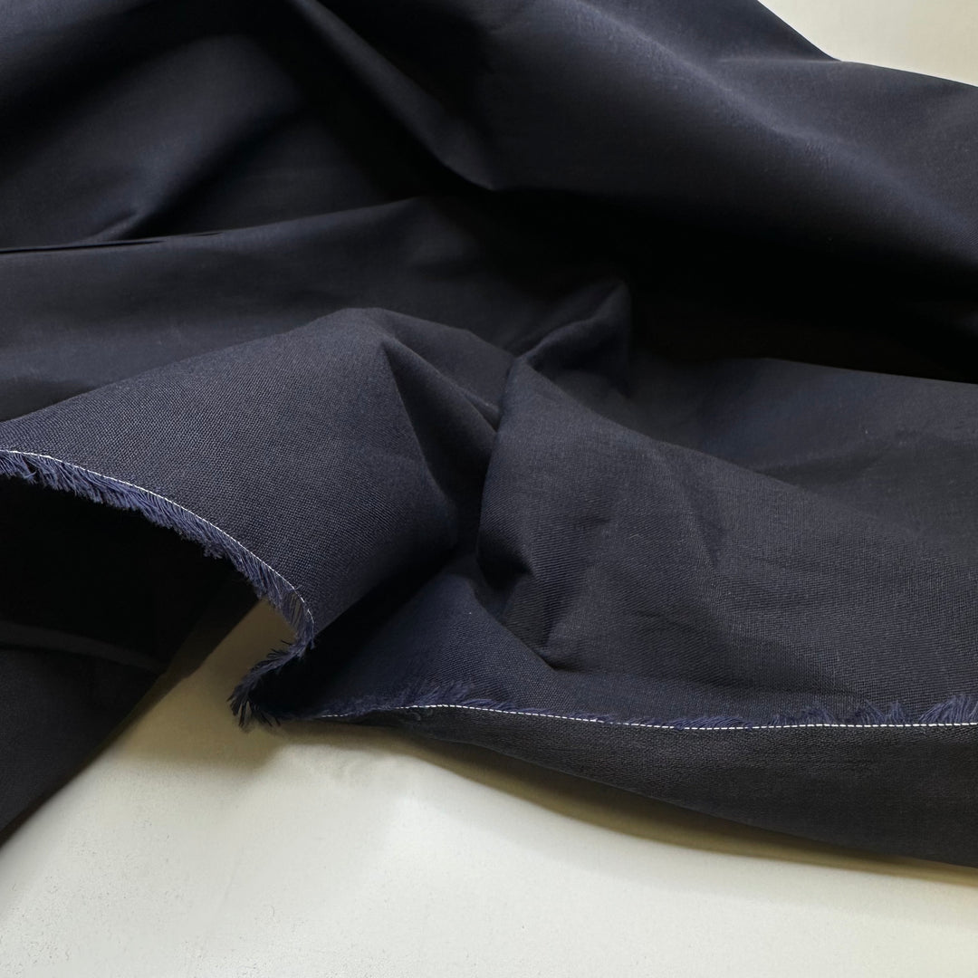Harbinger Of Good News - Cotton Blend Woven - Navy - Bundles - FABCYCLE Deadstock and Sustainble Fabrics and Sewing Supplies