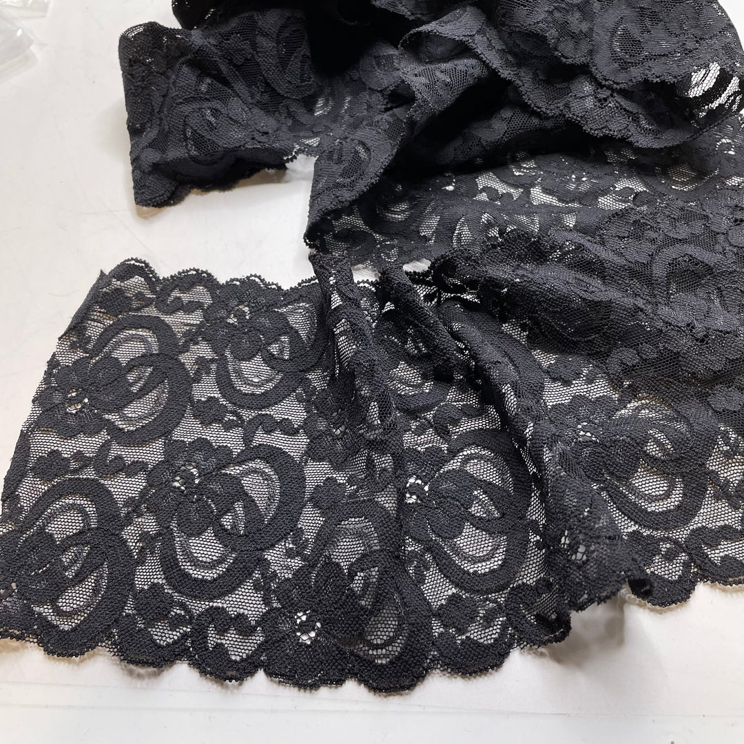 5" Lace Elastic - Black - 2M Bundle