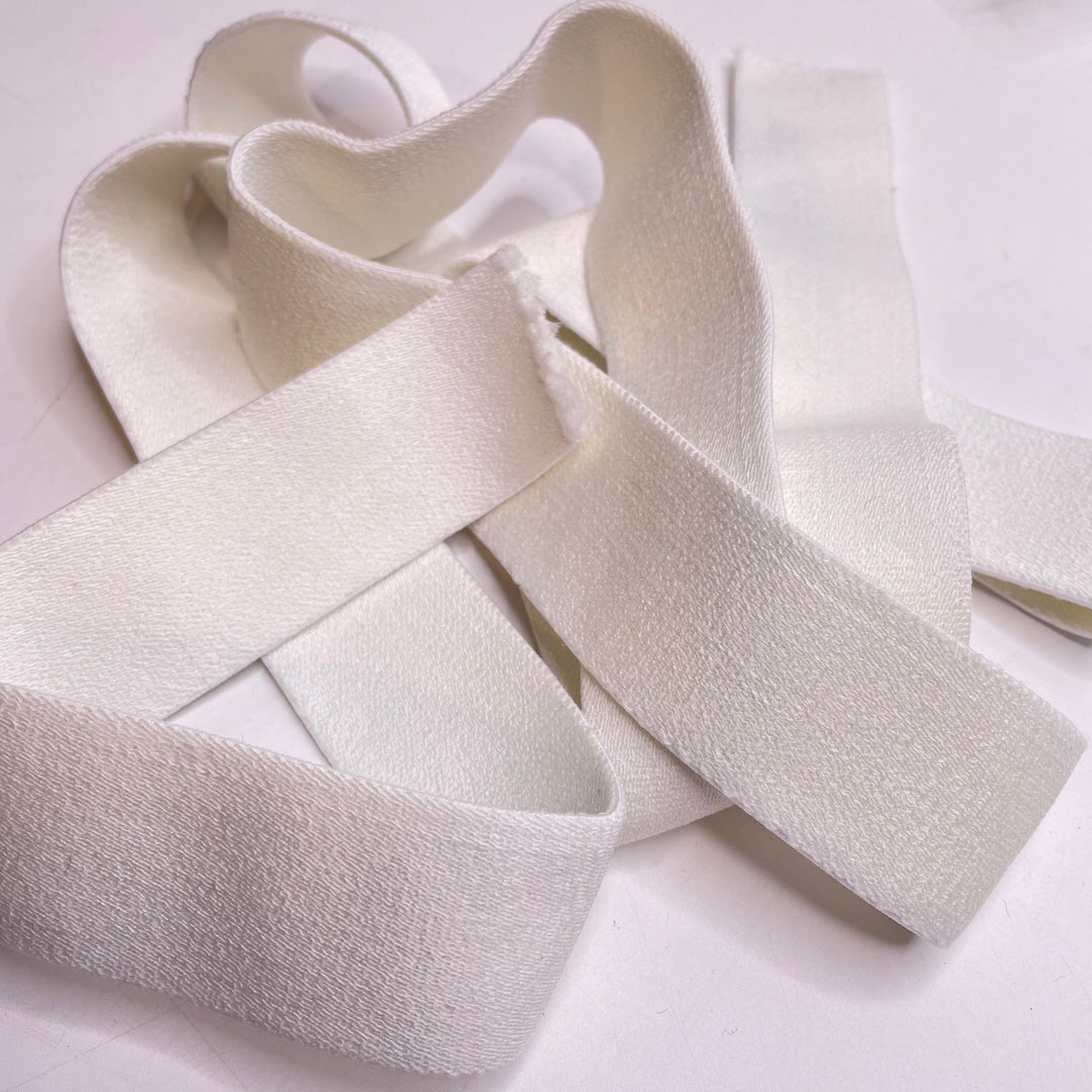 1 ½" Plush-Back Elastic - Cream - 1.8M Bundle
