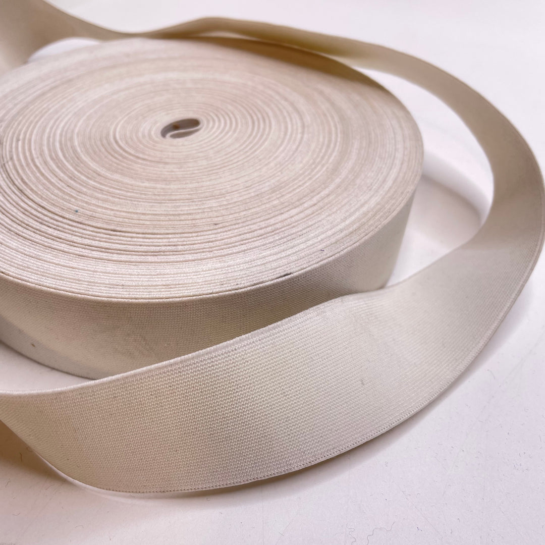 1 ½" Knitted Elastic - Cream - 1M
