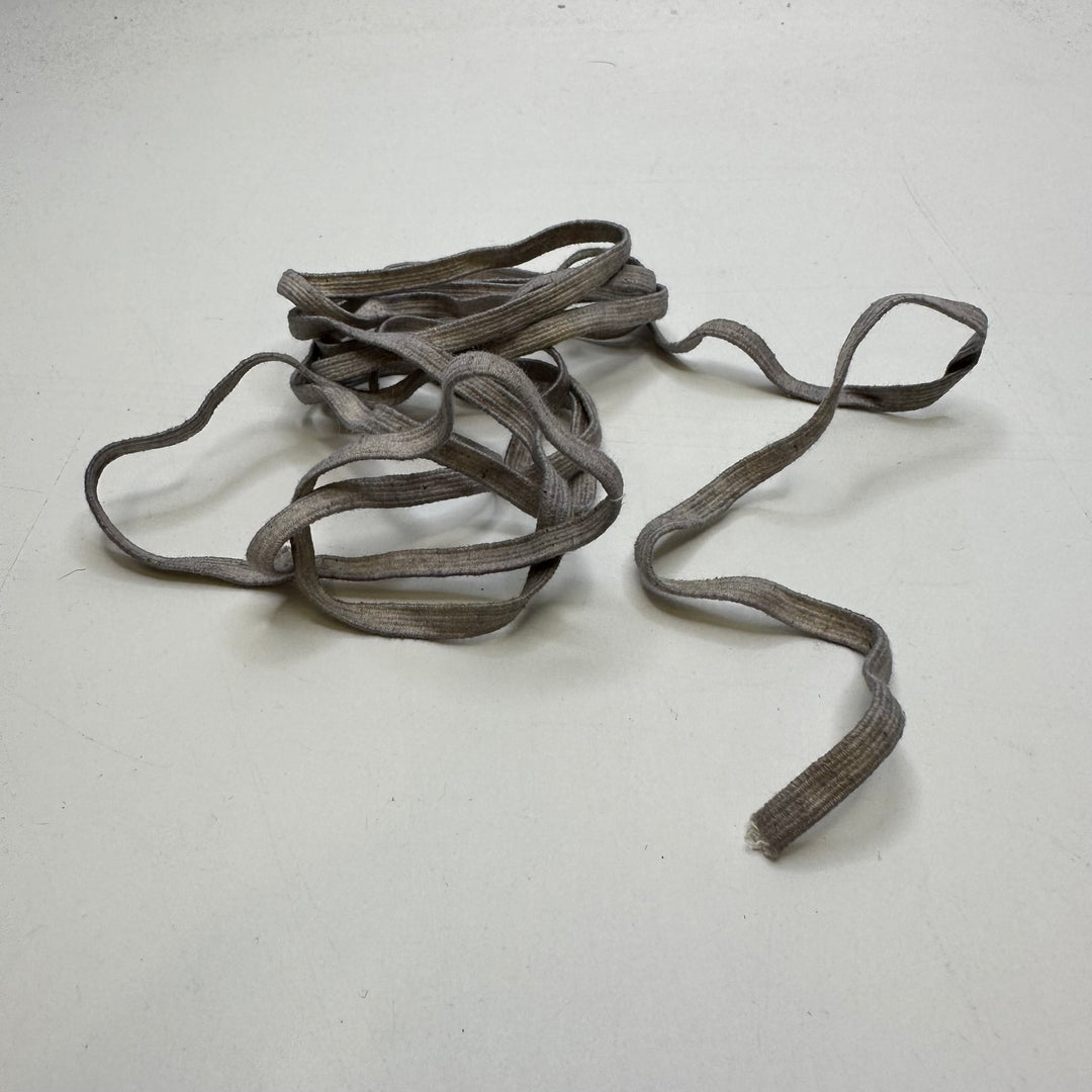 ⅕" Braided Elastic - Grey - 2M Bundle