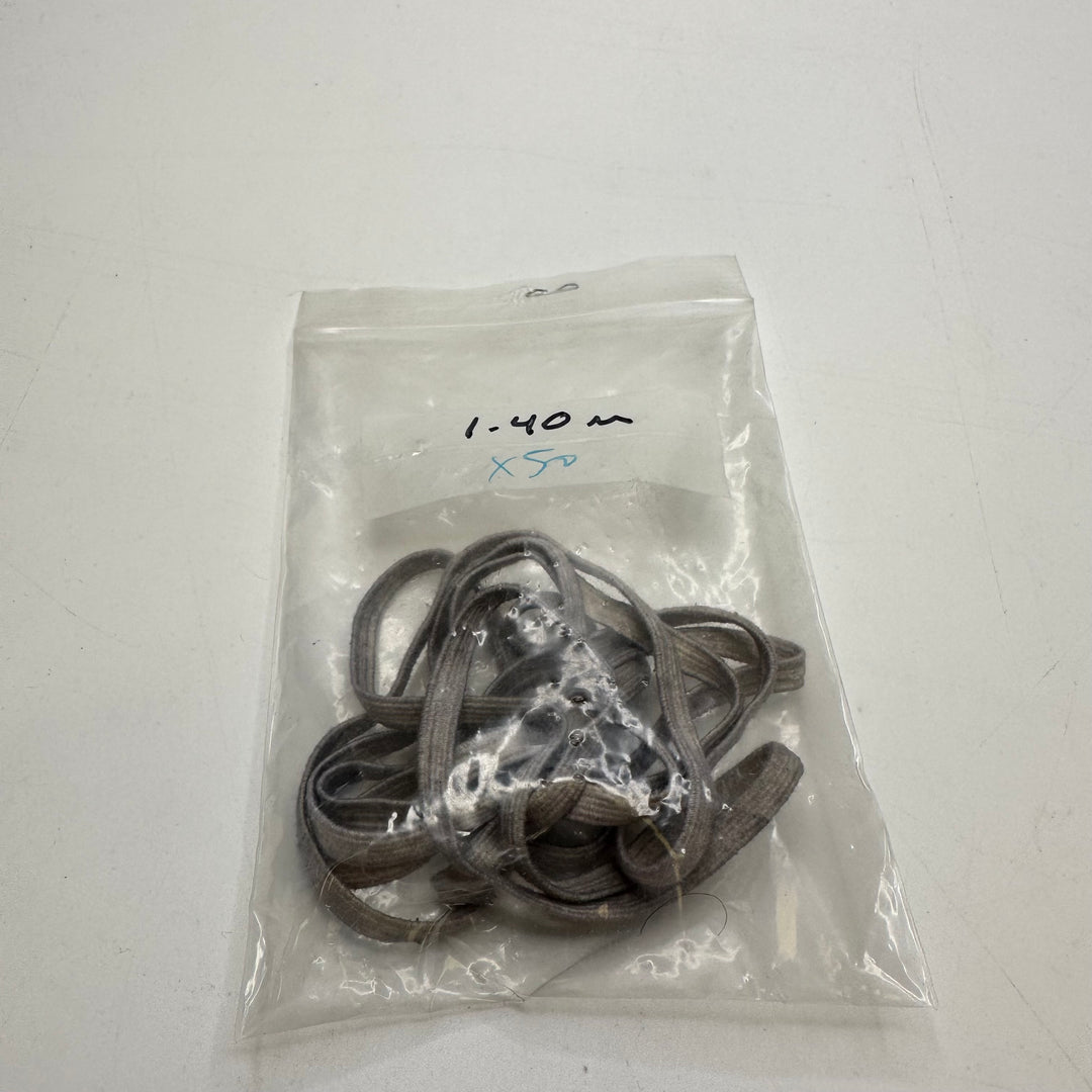⅕" Braided Elastic - Grey - 2M Bundle