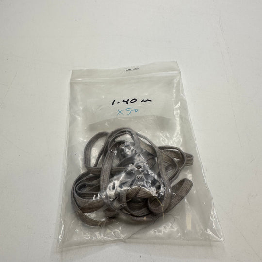 ⅕" Braided Elastic - Grey - 2M Bundle