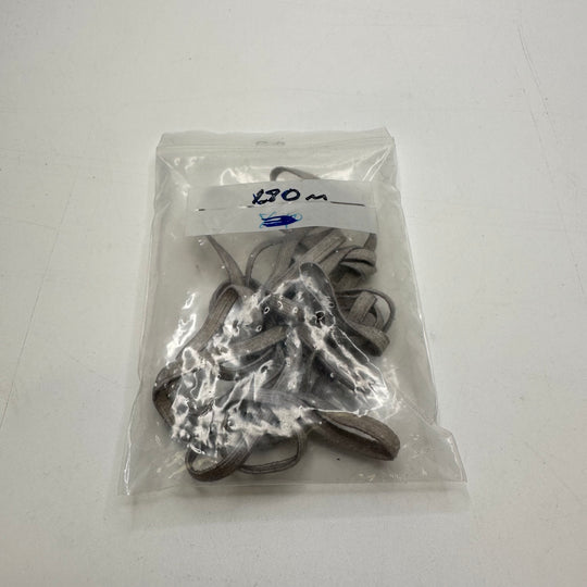 ⅕" Braided Elastic - Grey - 2M Bundle