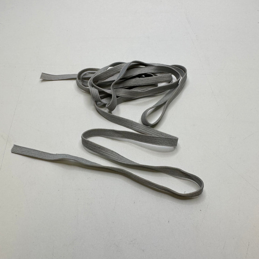 ¼" Knitted Elastic - Light Grey - 2M Bundle