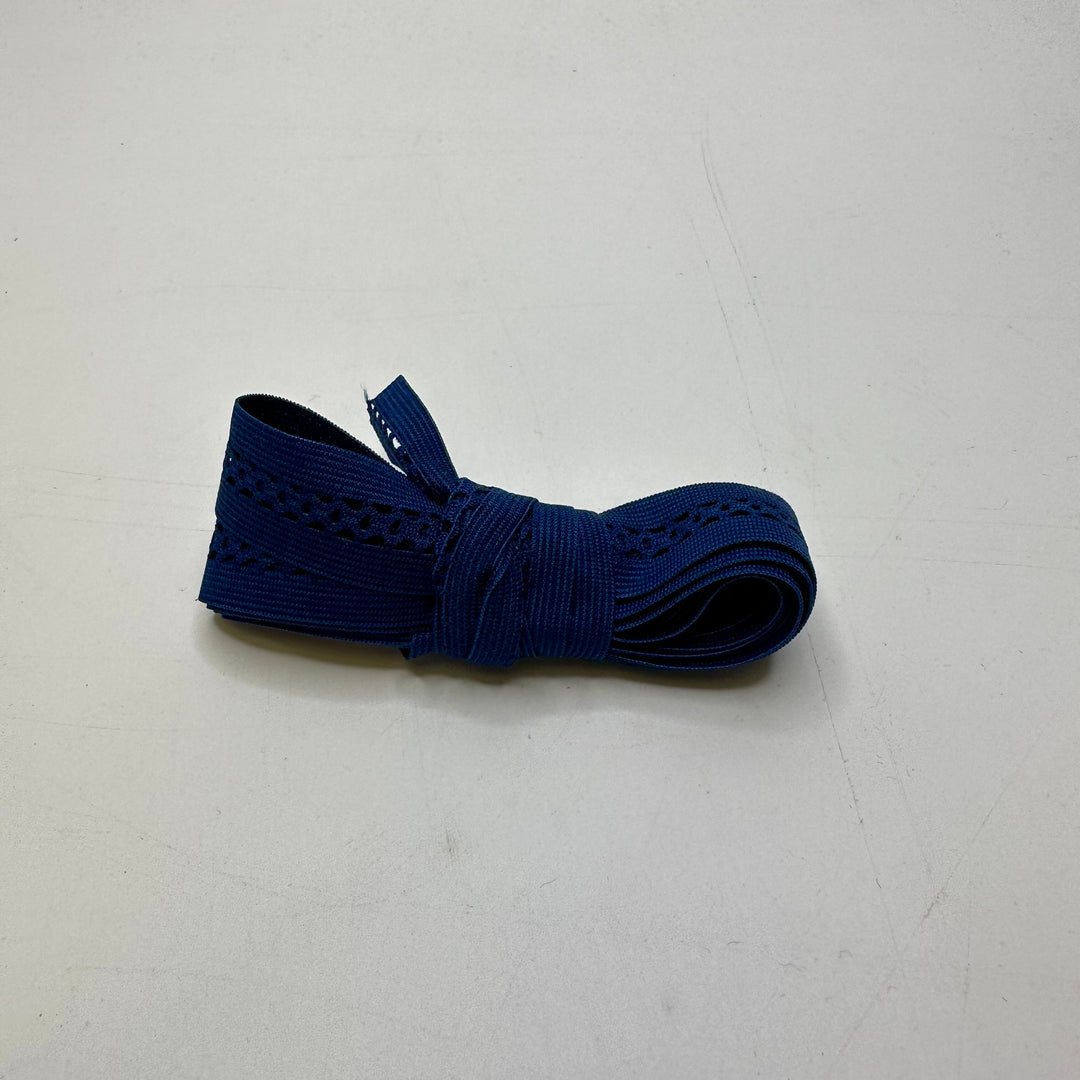 ¾" Knitted Elastic - Blue - 2M Bundle