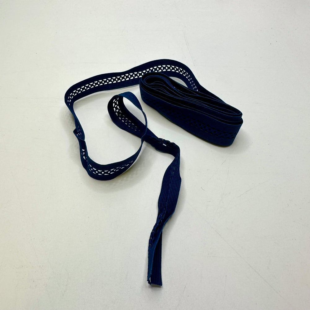 ¾" Knitted Elastic - Blue - 2M Bundle