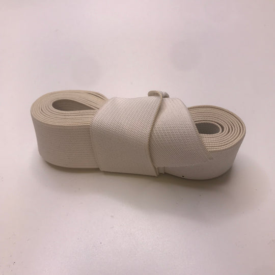1 ¼" Knitted Elastic - White - 2.4M Bundle